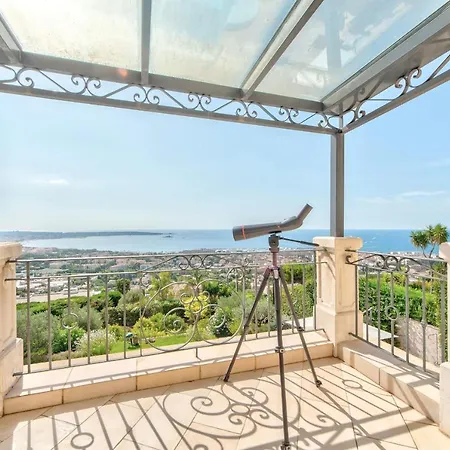 Pertuades With Amazing Sea View And Swimming Pool * Vallauris